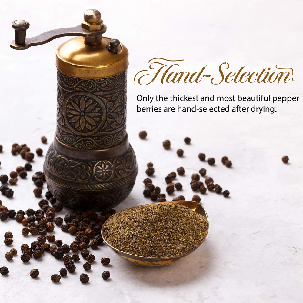 
                      
                        Black Tellicherry Peppercorns (Whole) for Grinder Refill
                      
                    