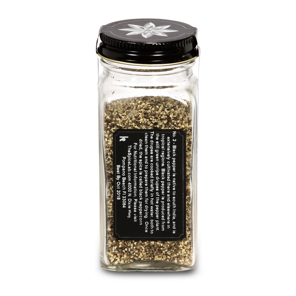Medium Ground Black Pepper in a Spice Jar by Firehouse Flavors