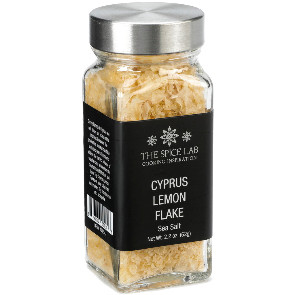 The Spice Lab Cyprus Lemon Large Flake Sea Salt - Kosher - 4092