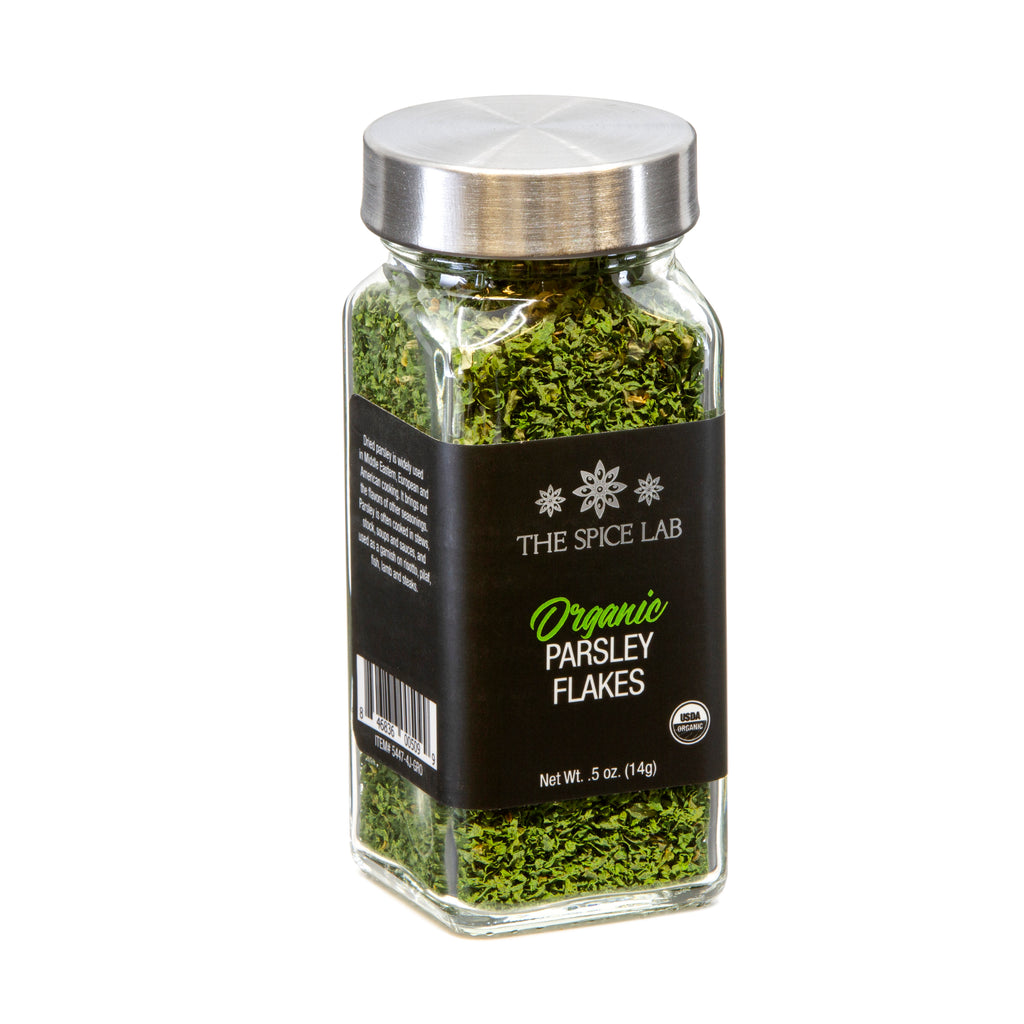 Organic Parsley Flakes - .5 oz French Jar - 5447