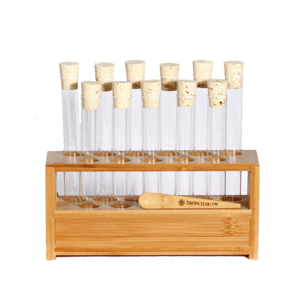 
                  
                    Load image into Gallery viewer, The Spice Lab Empty Laboratory Science Test Tube Block with 11 Test tubes
                  
                