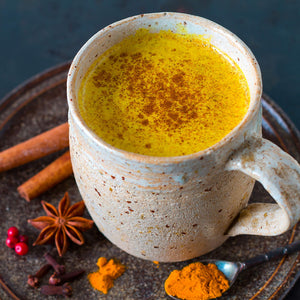
                  
                    Load image into Gallery viewer, The Spice Lab &amp;quot;Golden Milk&amp;quot; Turmeric Tea Superfood Premium Powder &amp;quot;Tea&amp;quot; (4 oz) (Used to make Golden Milk or as a tasty) Sugar Free all Natural
                  
                